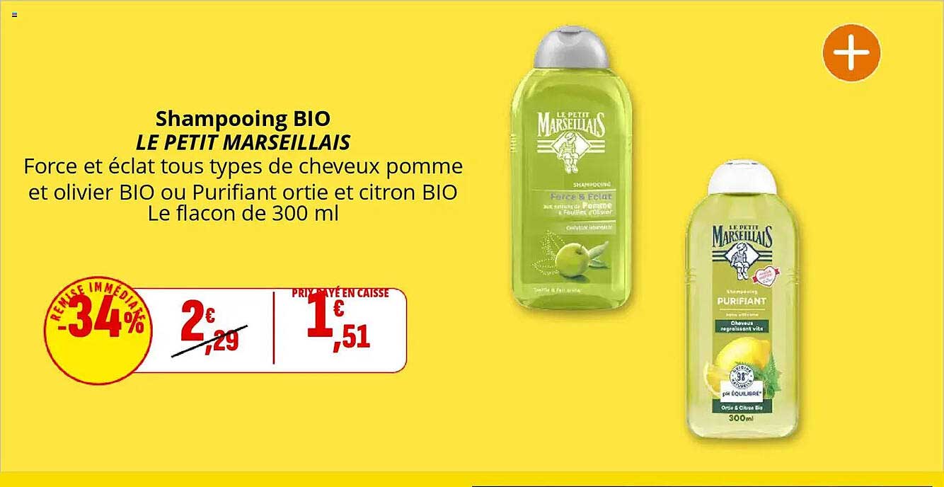 Shampoing BIO LE PETIT MARSEILLAIS
