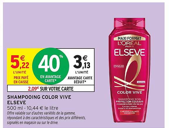SHAMPOING COLOR VIVE ELSEVE
