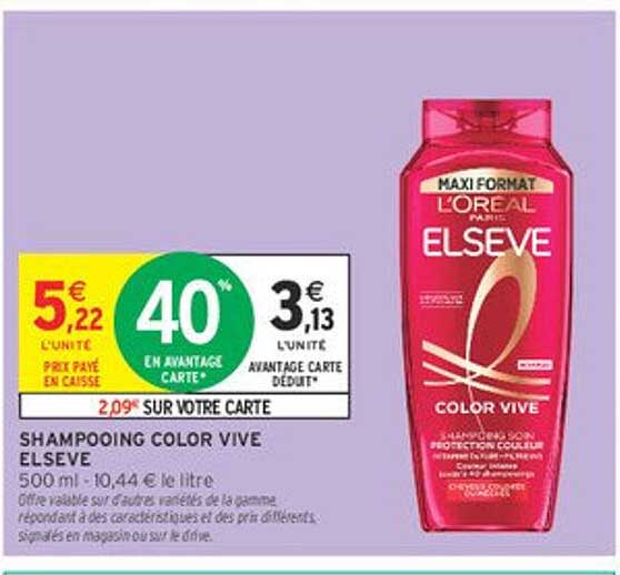 SHAMPOOING COLOR VIVE ELSEVE