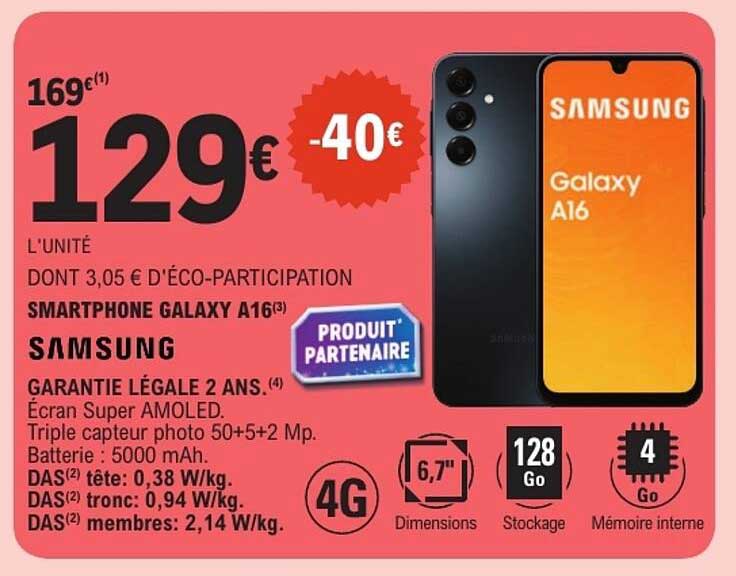 SMARTPHONE GALAXY A16