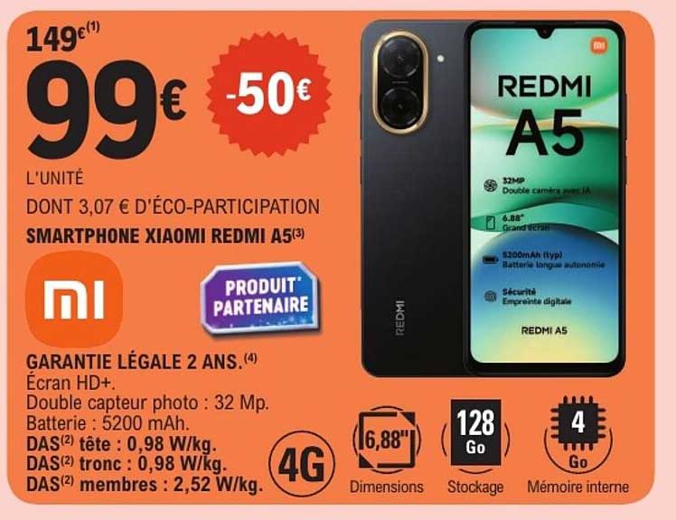 SMARTPHONE XIAOMI REDMI A5