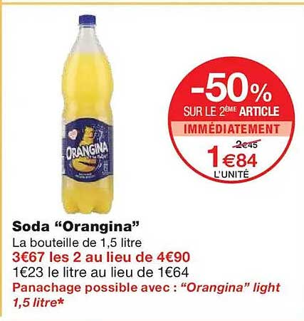 Soda "Orangina"