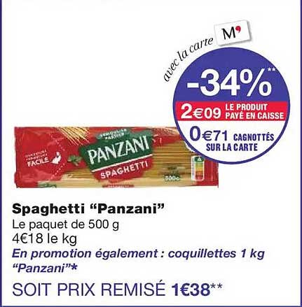 Spaghetti "Panzani"
