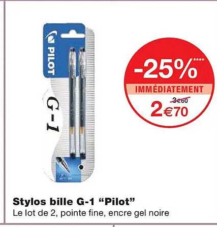 Stylos bille G-1 "Pilot"