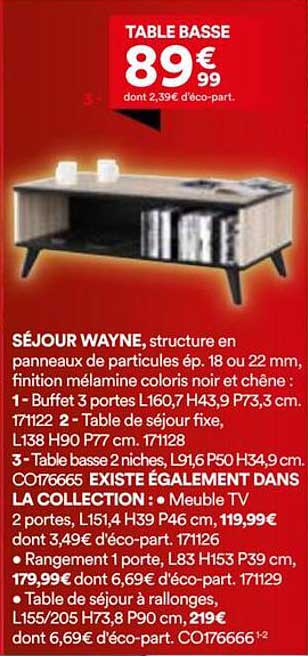 TABLE BASSE