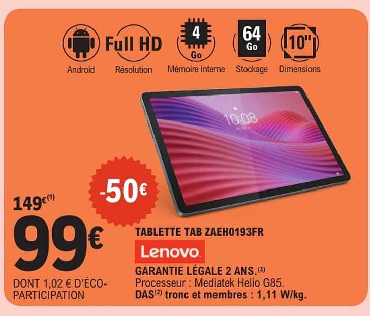 TABLETTE TAB ZAEH0193FR