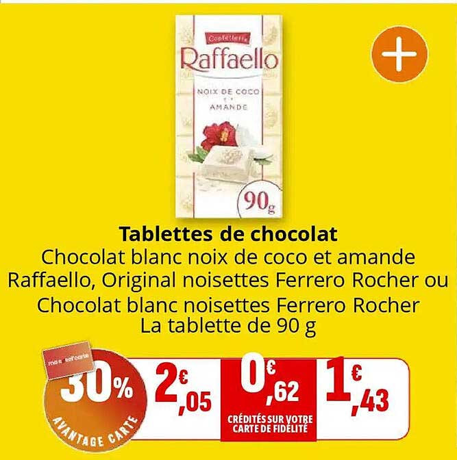 Tablettes de chocolat