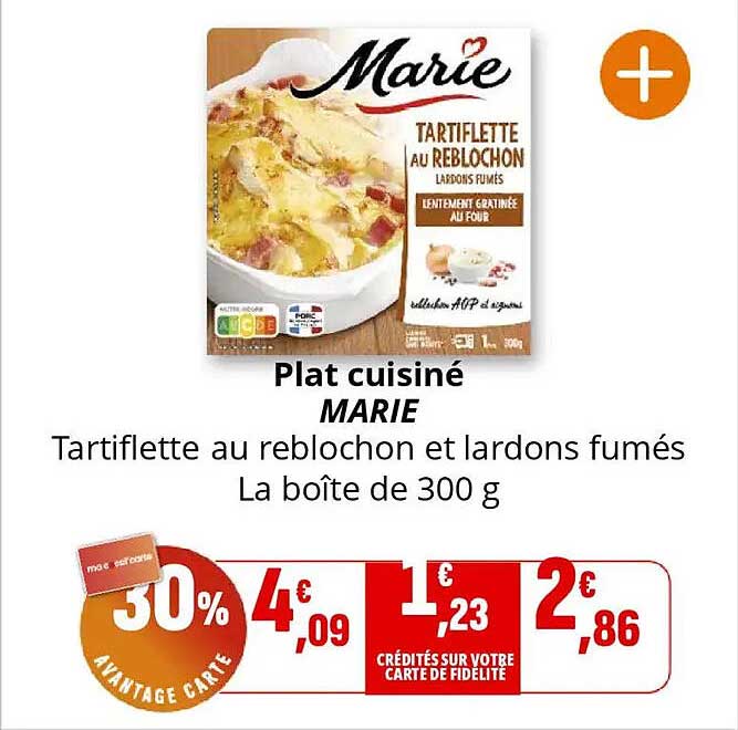 Tartiflette au rebloclhon et lardons fumés
