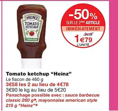 Tomato ketchup "Heinz"
