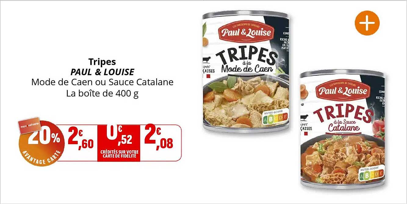 Tripes PAUL & LOUISE