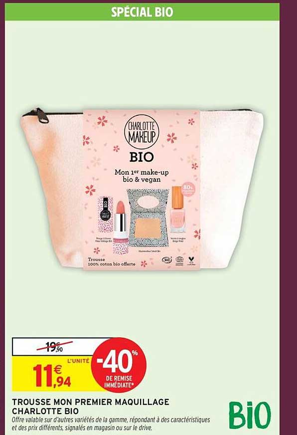 TROUSSE MON PREMIER MAQUILLAGE CHARLOTTE BIO