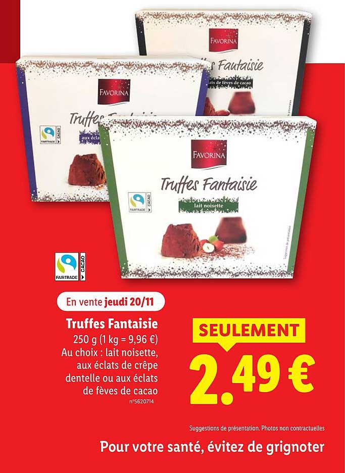 Truffes Fantaisie
