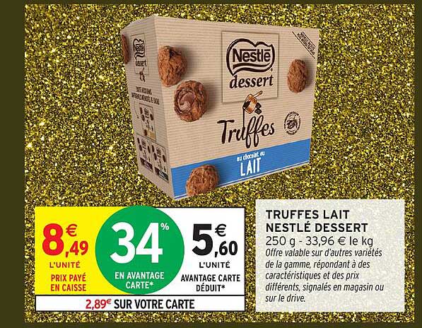 TRUFFES LAIT NESTLÉ DESSERT