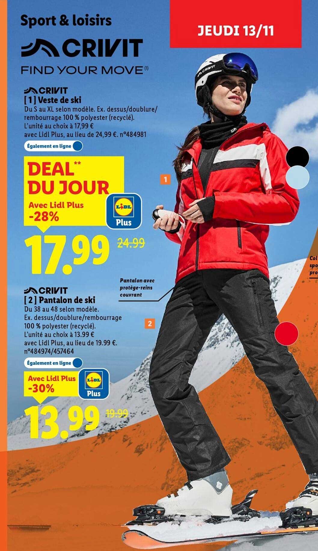 Veste de ski CRIVIT