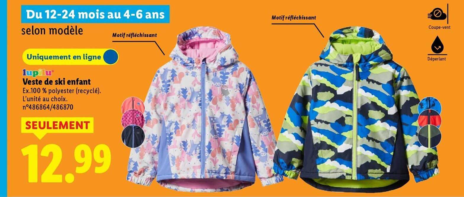 Veste de ski enfant