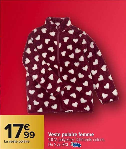 Veste polaire femme