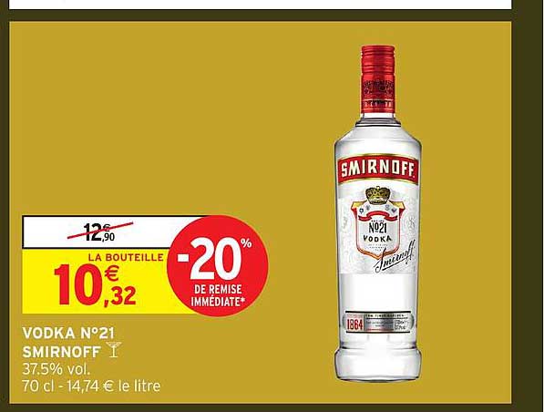 VODKA N°21 SMIRNOFF