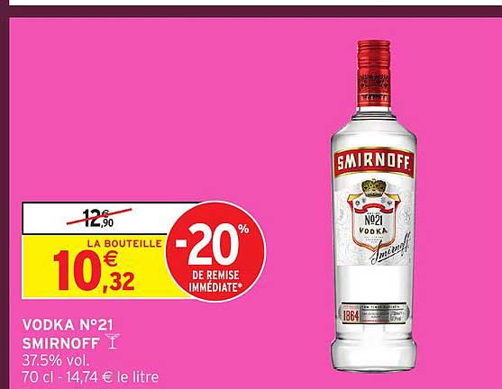 VODKA N°21 SMIRNOFF