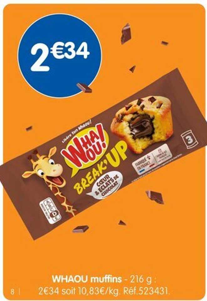 WHAOU muffins - 216 g