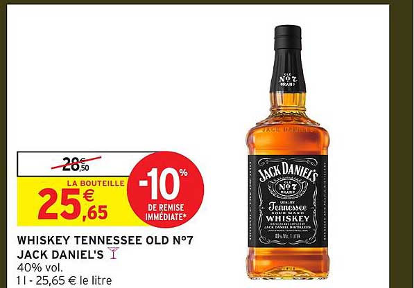 WHISKEY TENNESSEE OLD N°7 JACK DANIEL'S