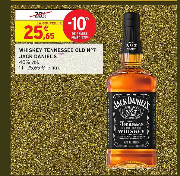 WHISKEY TENNESSEE OLD N°7 JACK DANIEL'S