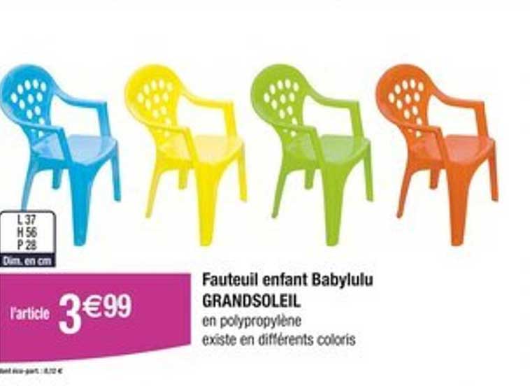 Fauteuil enfant Babylulu GRANDSOLEIL