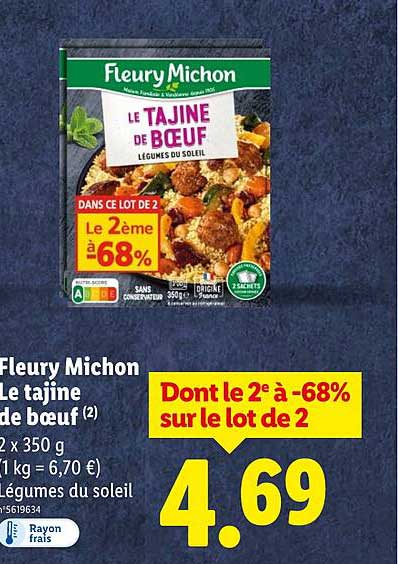 Fleury Michon Le tajine de bœuf (2)