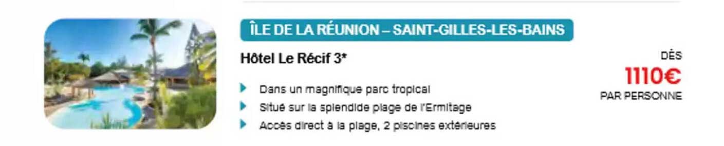 Hôtel Le Récif 3*