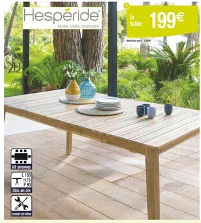 la table