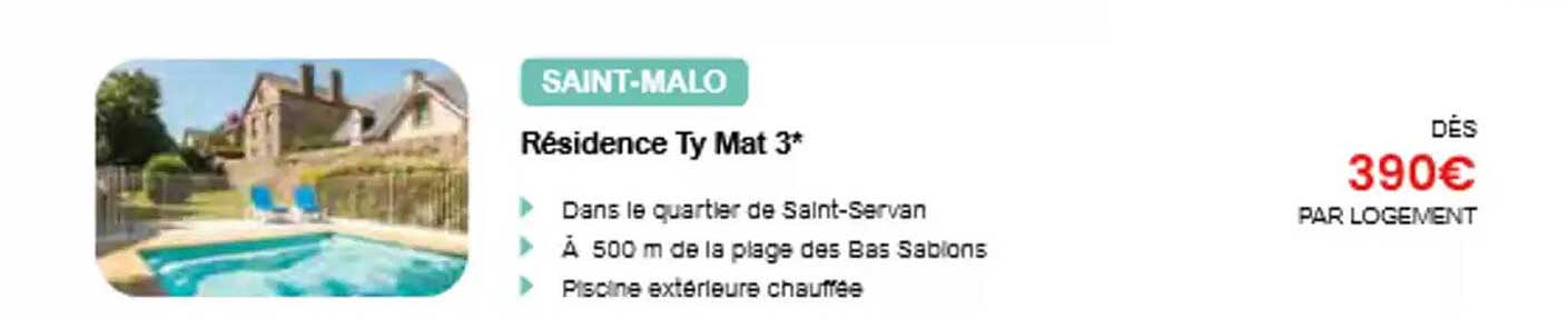 Résidence Ty Mat 3*