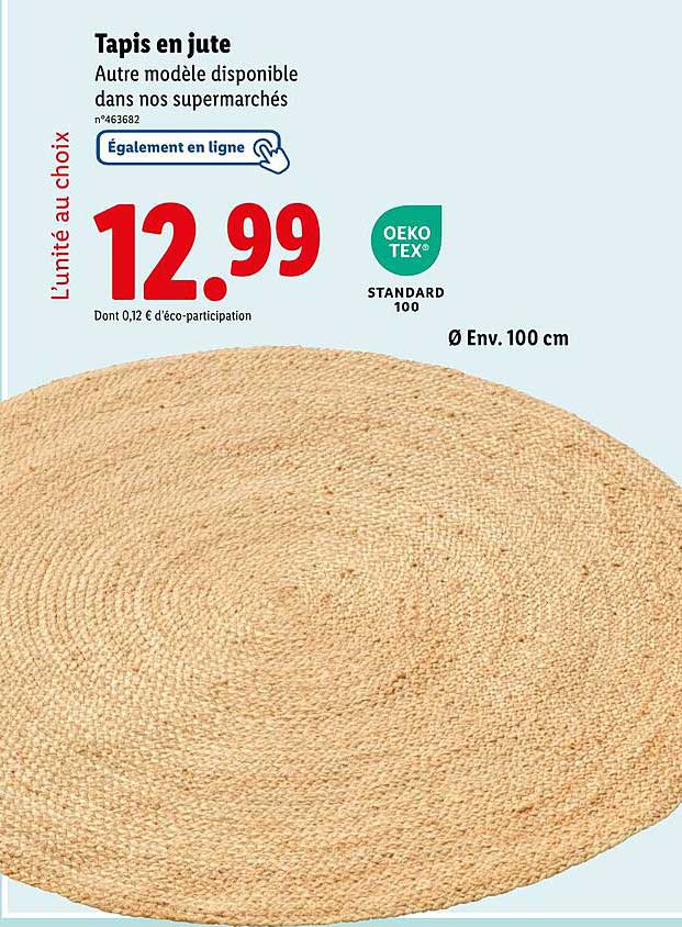 Tapis en jute