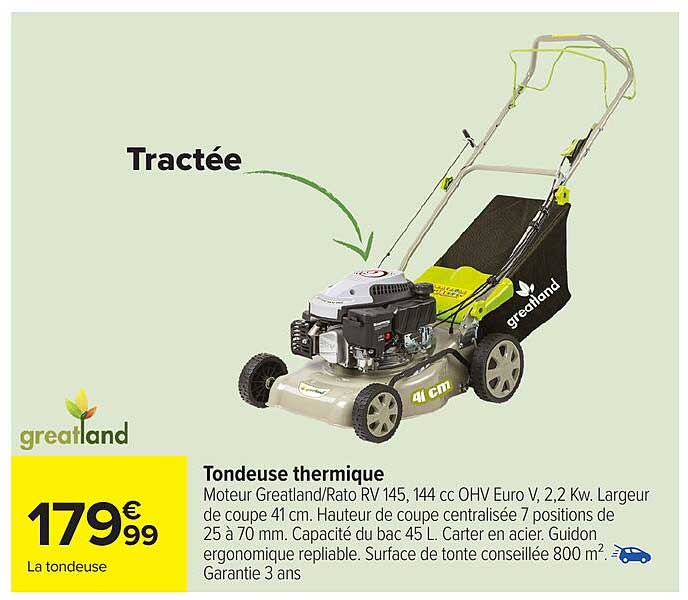 Tondeuse thermique