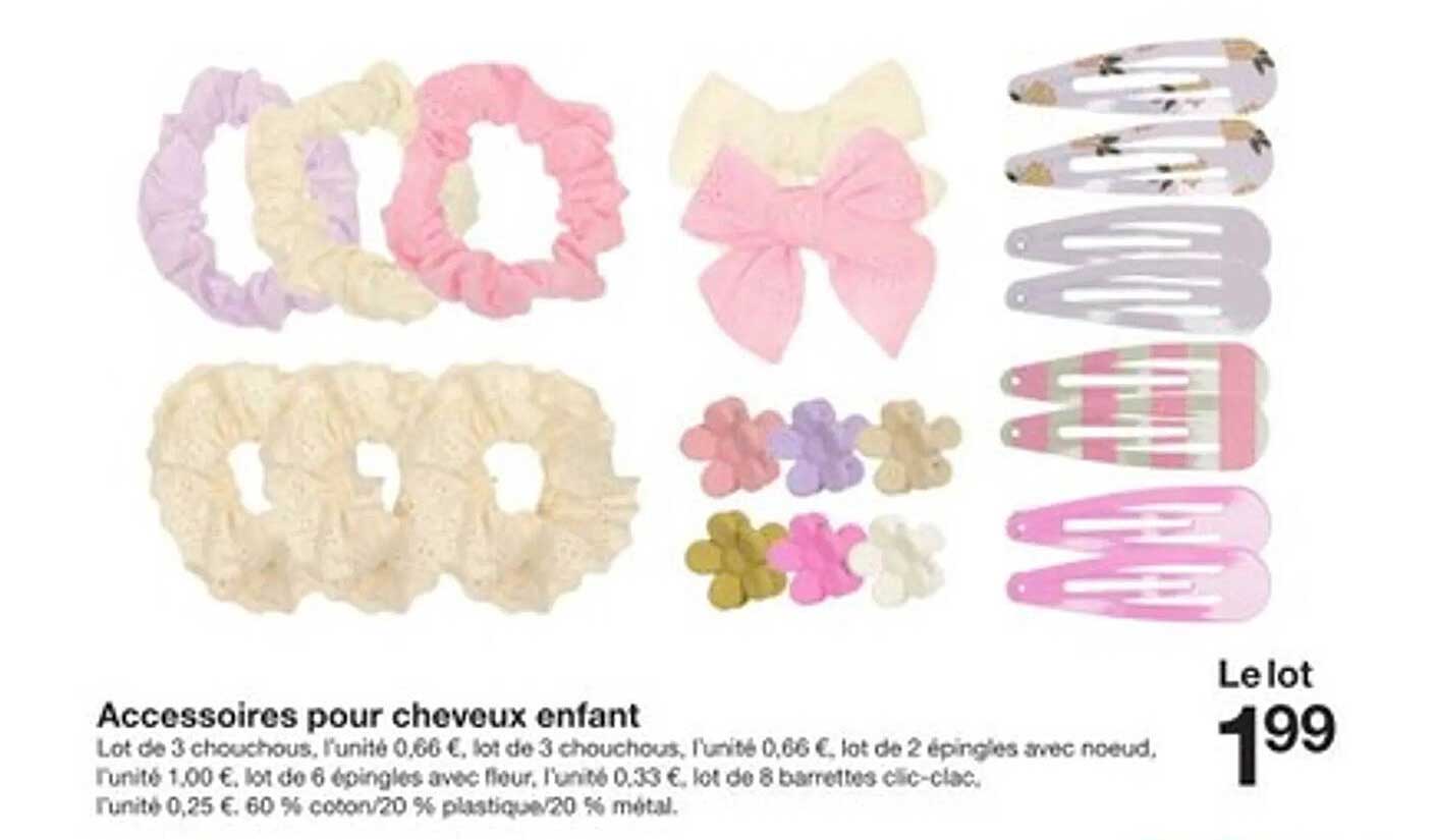 Coffret Accessoires Cheveux Mia And Me – Colliers, Barrettes Et Élastiques – Sac De Rangement Inclus – Officiel Disney
