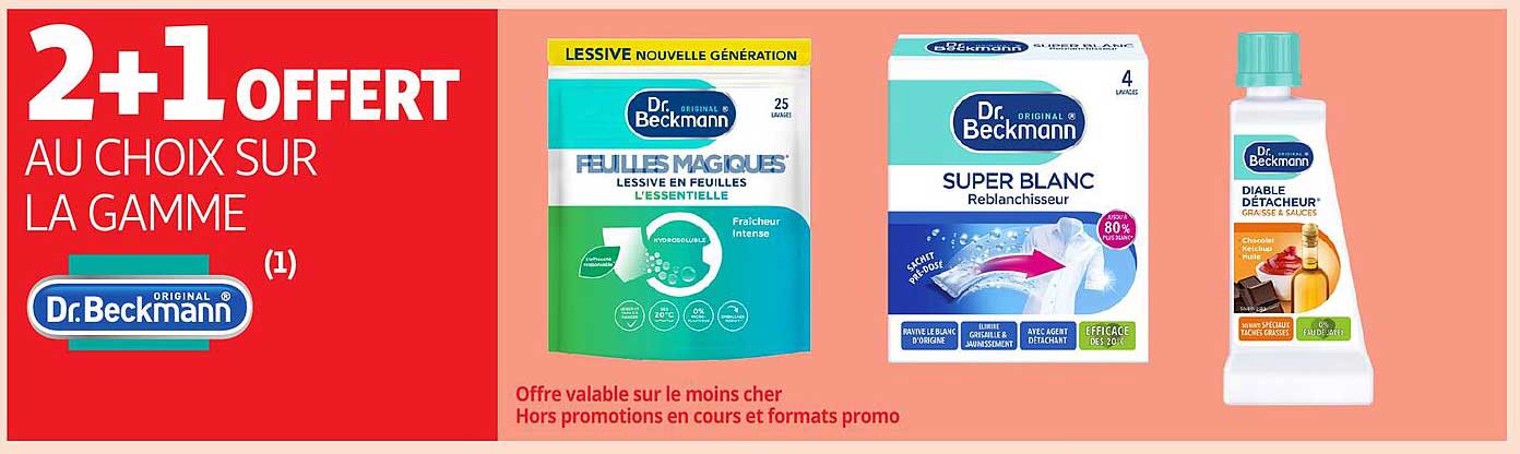 2+1 OFFERT AU CHOIX SUR LA GAMME