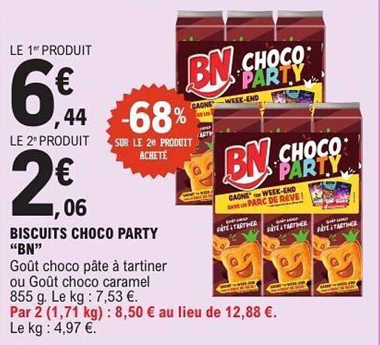Biscuits Choco Party "BN"