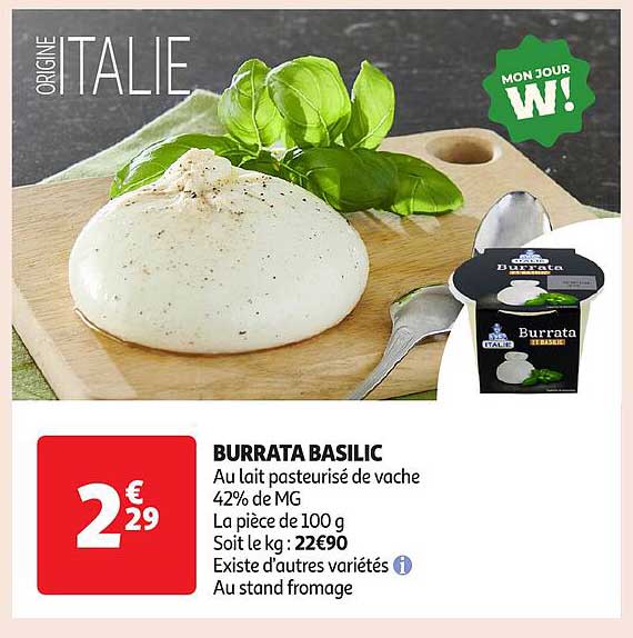 BURRATA BASILIC