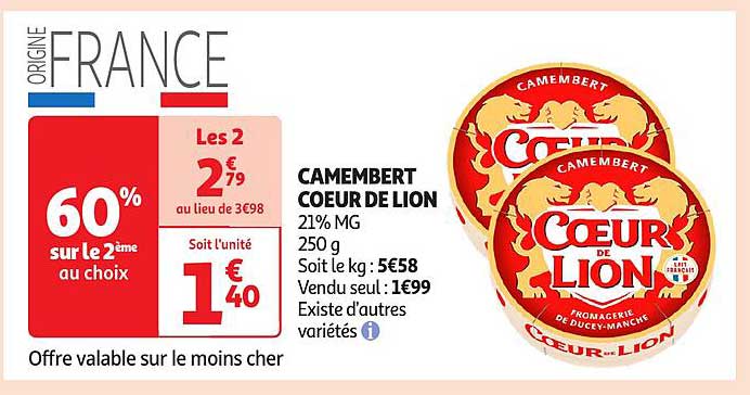 CAMEMBERT COEUR DE LION