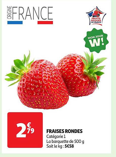 FRAISES RONDES