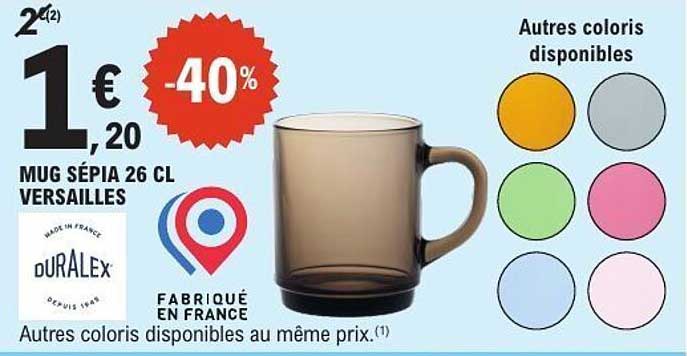 MUG SÉPIA 26 CL VERSAILLES