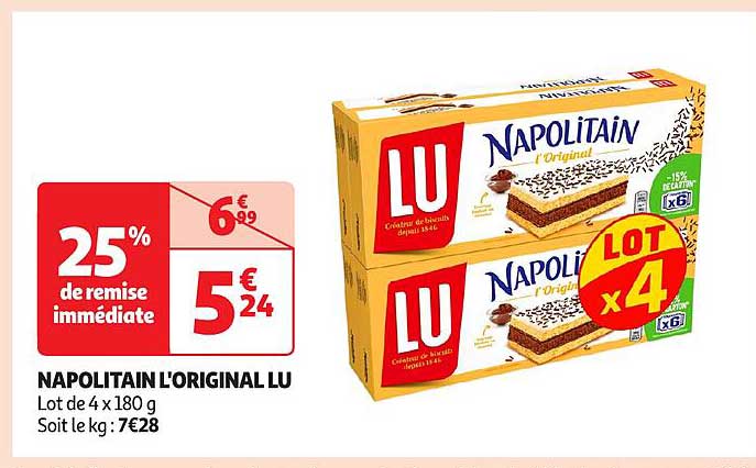NAPOLITAIN L'ORIGINAL LU
