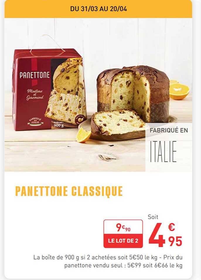 PANETTONE CLASSIQUE