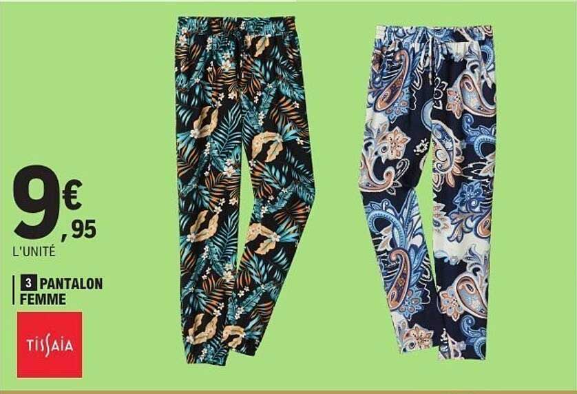 Pantalon Femme Tissaya – 3 pièces