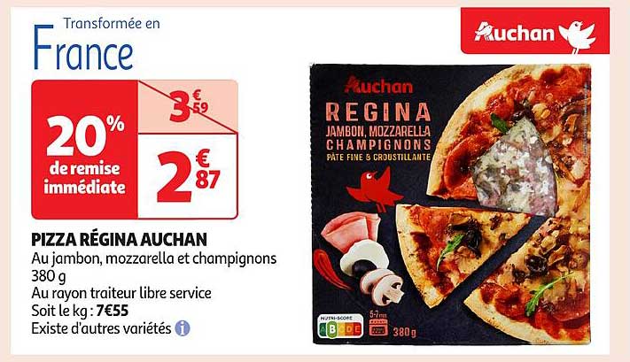 PIZZA RÉGINA AUCHAN