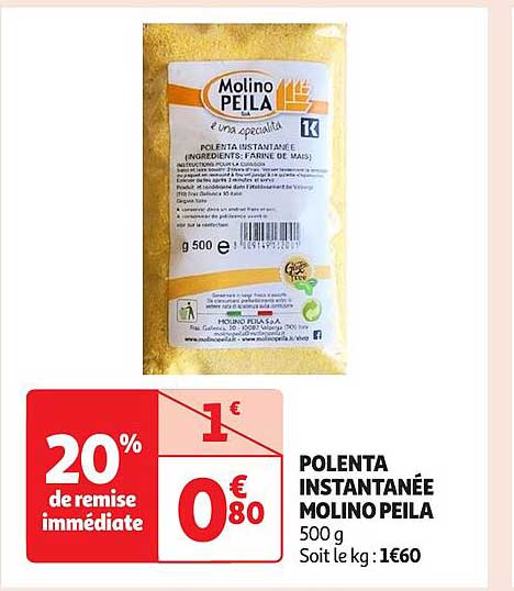POLENTA INSTANTANÉE MOLINO PEILA