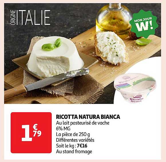 RICOTTA NATURA BIANCA