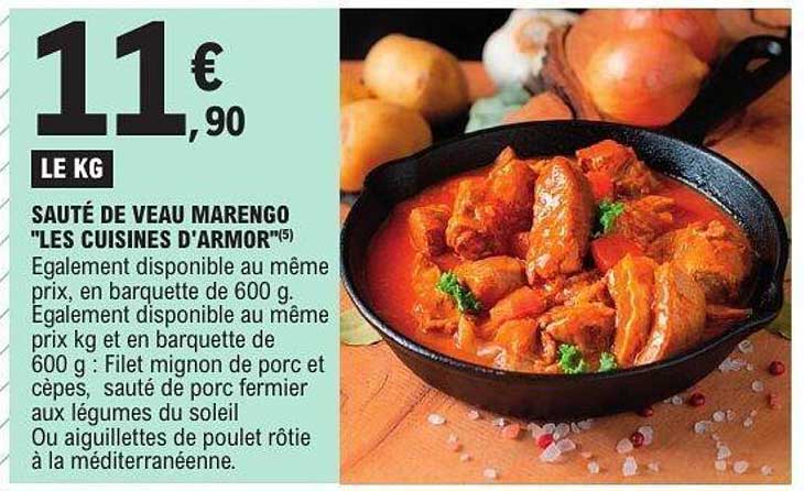 SAUTÉ DE VEAU MARENGO "LES CUISINES D'ARMOR"