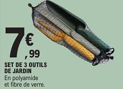 SET DE 3 OUTILS DE JARDIN