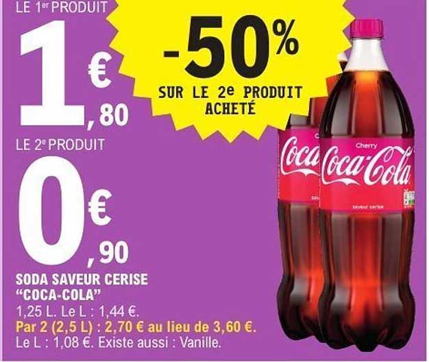 Soda saveur cerise "Coca-Cola"