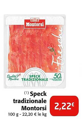 Speck tradizionale Montorsi