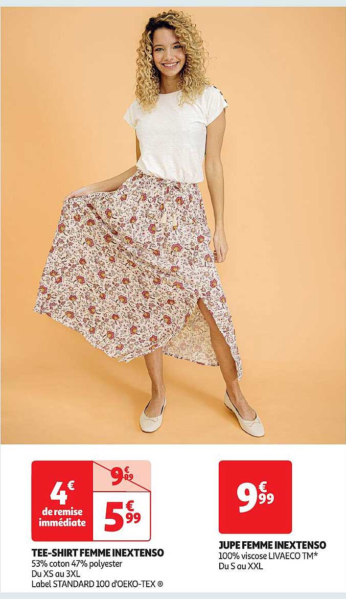 TEE-SHIRT FEMME INEXTENSO